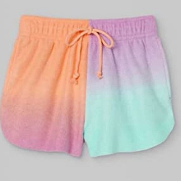 🏷️Wild Fable Purple Ombré High Rise Dolphin Shorts Size XL - Picture 2 of 4